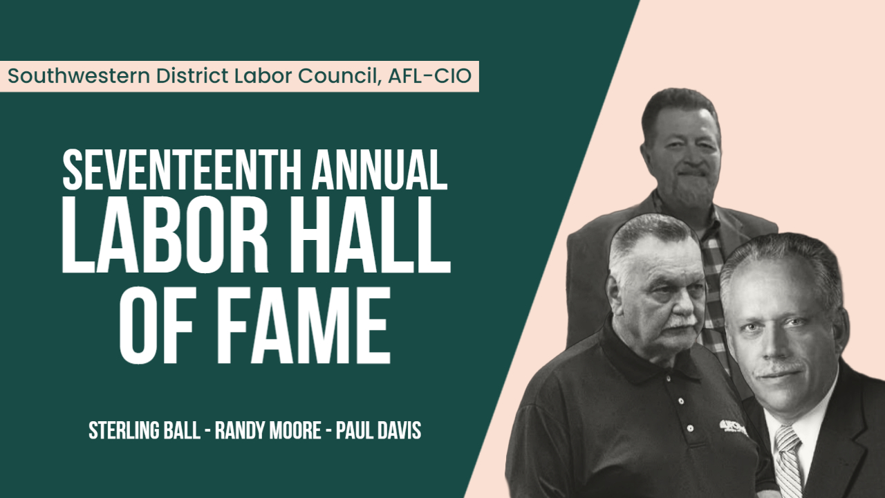 Seventeenth Annual Labor Hall of Fame