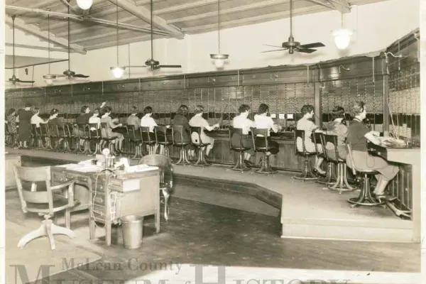 Bloomington's switchboard operators built a strong union - McLean County Museum of History photo