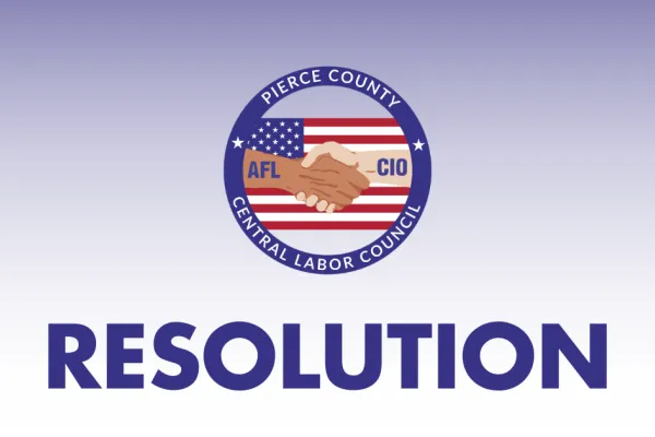 PCCLC Logo and title text reading "Resolution"