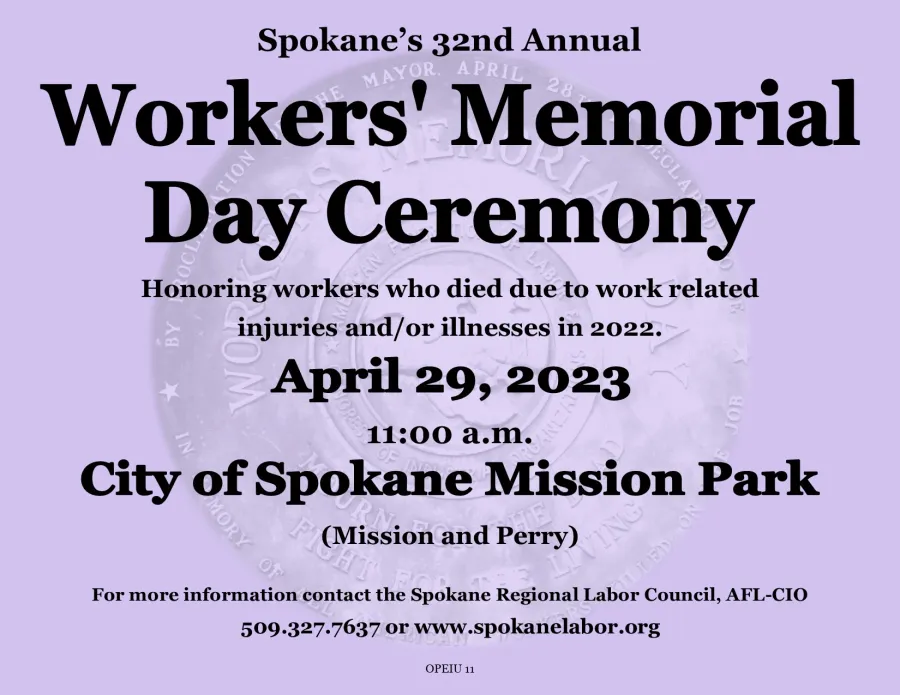 Workers Memorial Ceremony