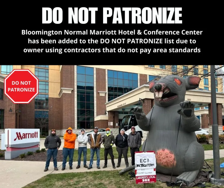Do not patronize - Marriott, Normal, Illinois