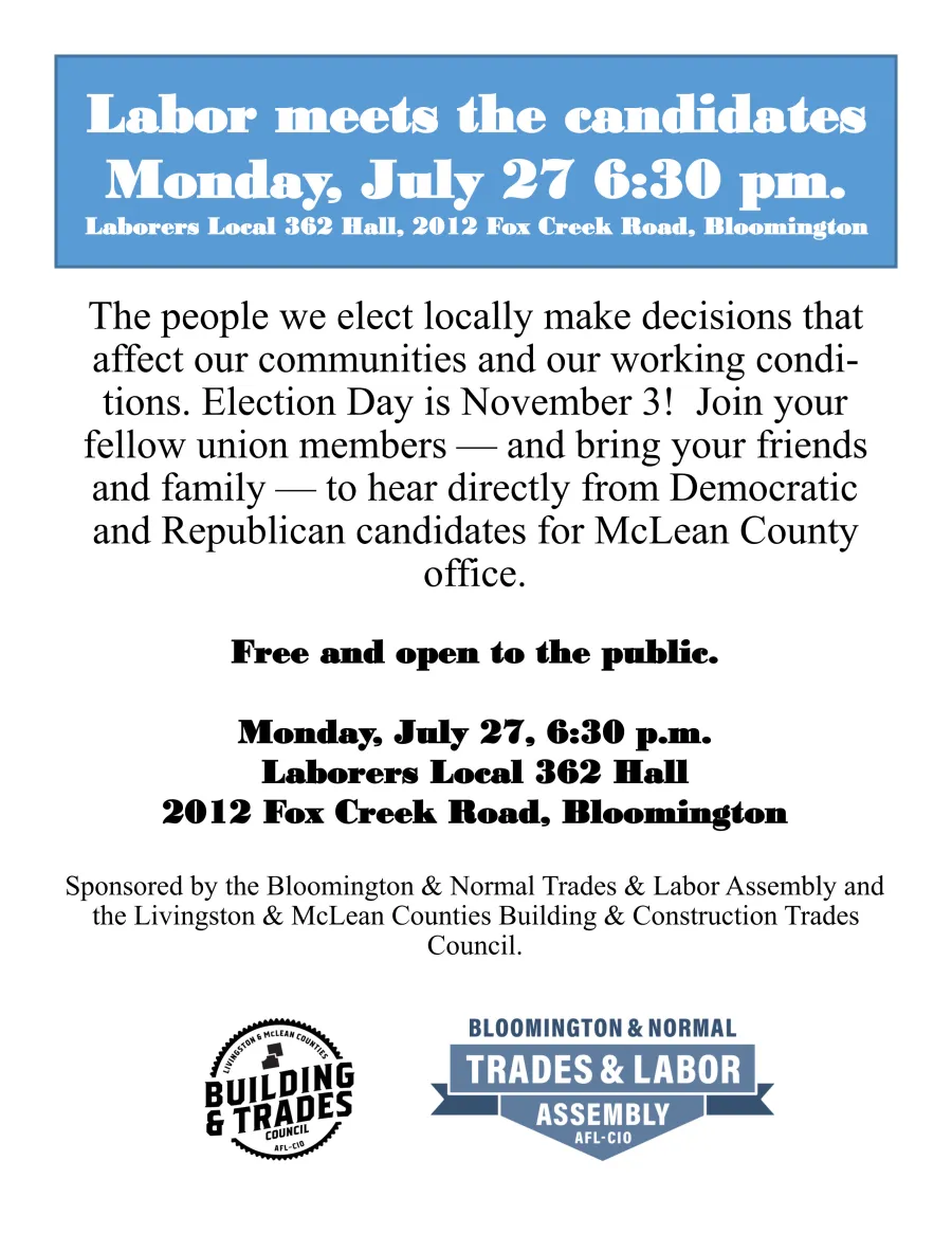 Candidates' night July 27