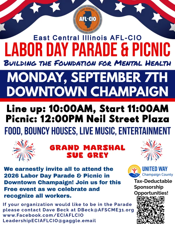 Labor Day, Downtown Champaign, Starts at 11:00AM