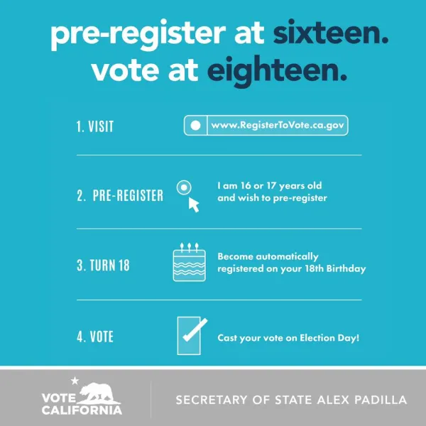 Pre-register to vote