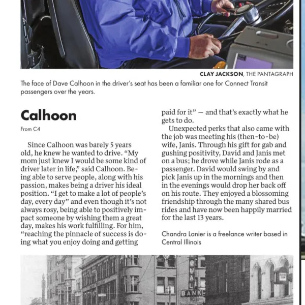 ATU 752's Dave Calhoon featured as Connect Transit celebrates its 50th